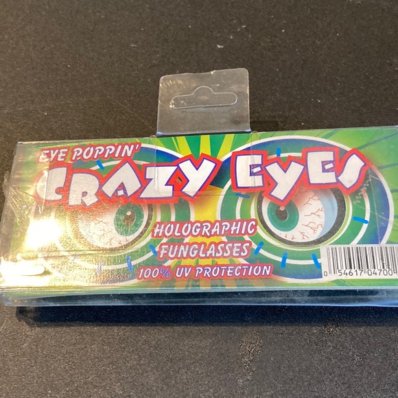 Retro crazy eyes holographic sunglasses - Picture 1 of 2